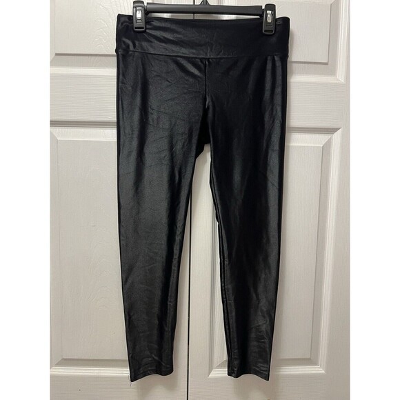 Noli Liquid Leggings In Black Gloss Size Large - Picture 5 of 7